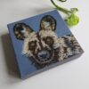 Original Painted Dog Oil Painting - 'Kibo'