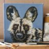 Original Painted Dog Oil Painting - 'Kibo'