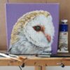 Original Owl Oil Painting - 'Celeste'