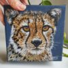 Original Cheetah Oil Painting - 'Eto'o'