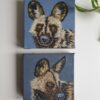Original Painted Dog Oil Painting - 'Kibo'