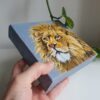 Original Lion Oil Painting - 'Jabari' - brave/fearless