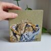 Original Cheetah Cub Oil Painting - 'Zephyr'