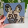 Original Painted Dog Oil Painting - 'Kibo'