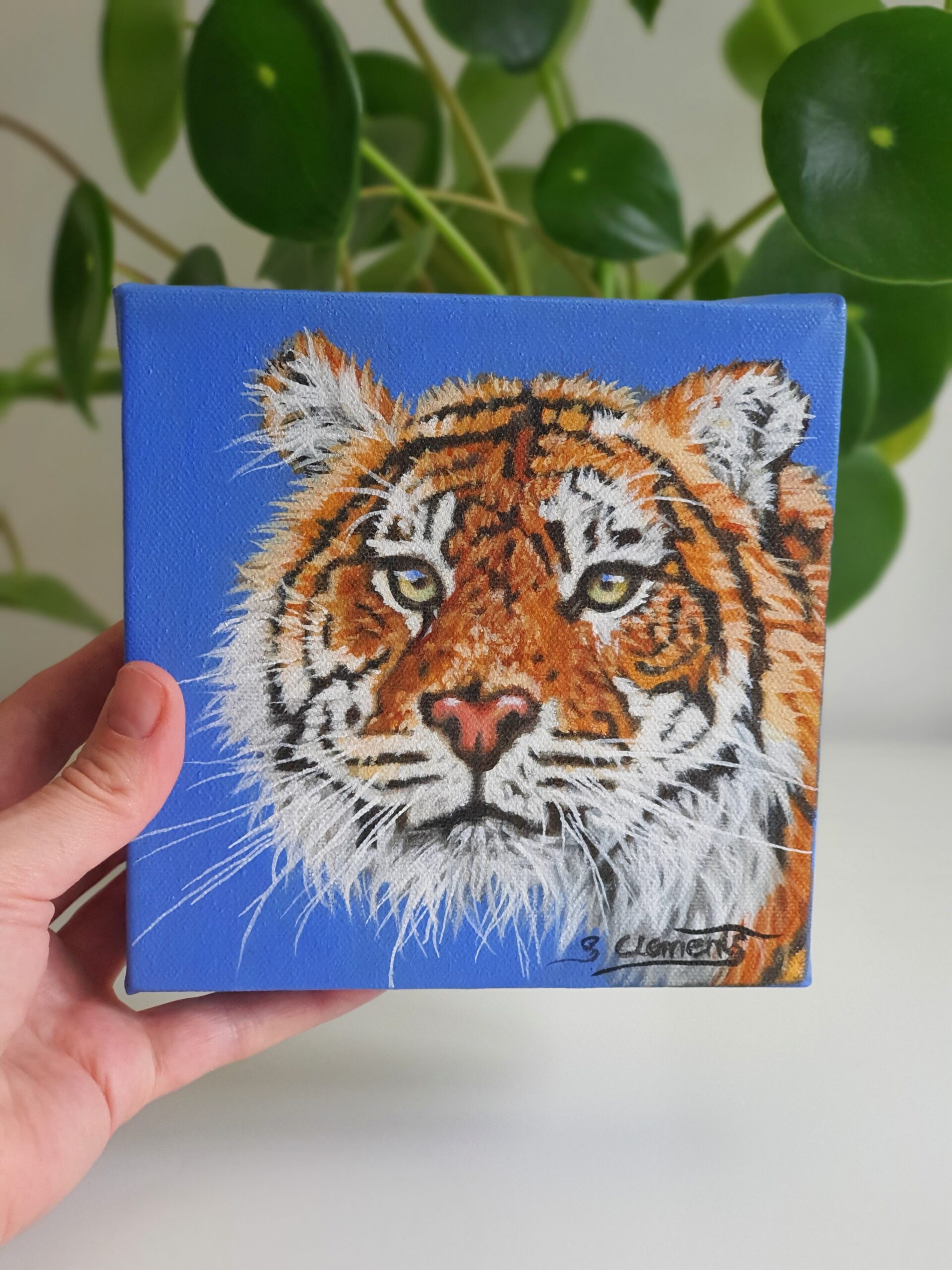 Original Tiger Oil Painting - 'Ishaan'