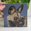 Original Painted Dog Oil Painting - 'Kito'