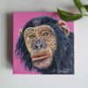 Original Chimpanzee Oil Painting - 'Max'