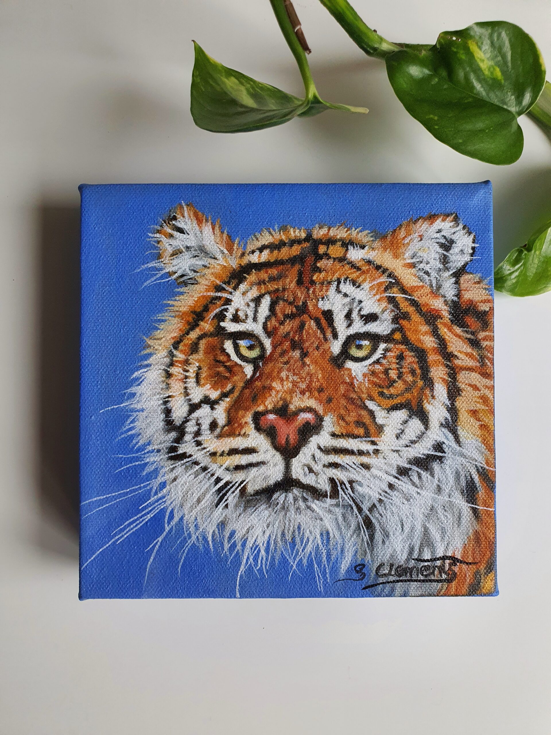 Original Tiger Oil Painting - 'Ishaan'