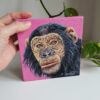 Original Chimpanzee Oil Painting - 'Max'