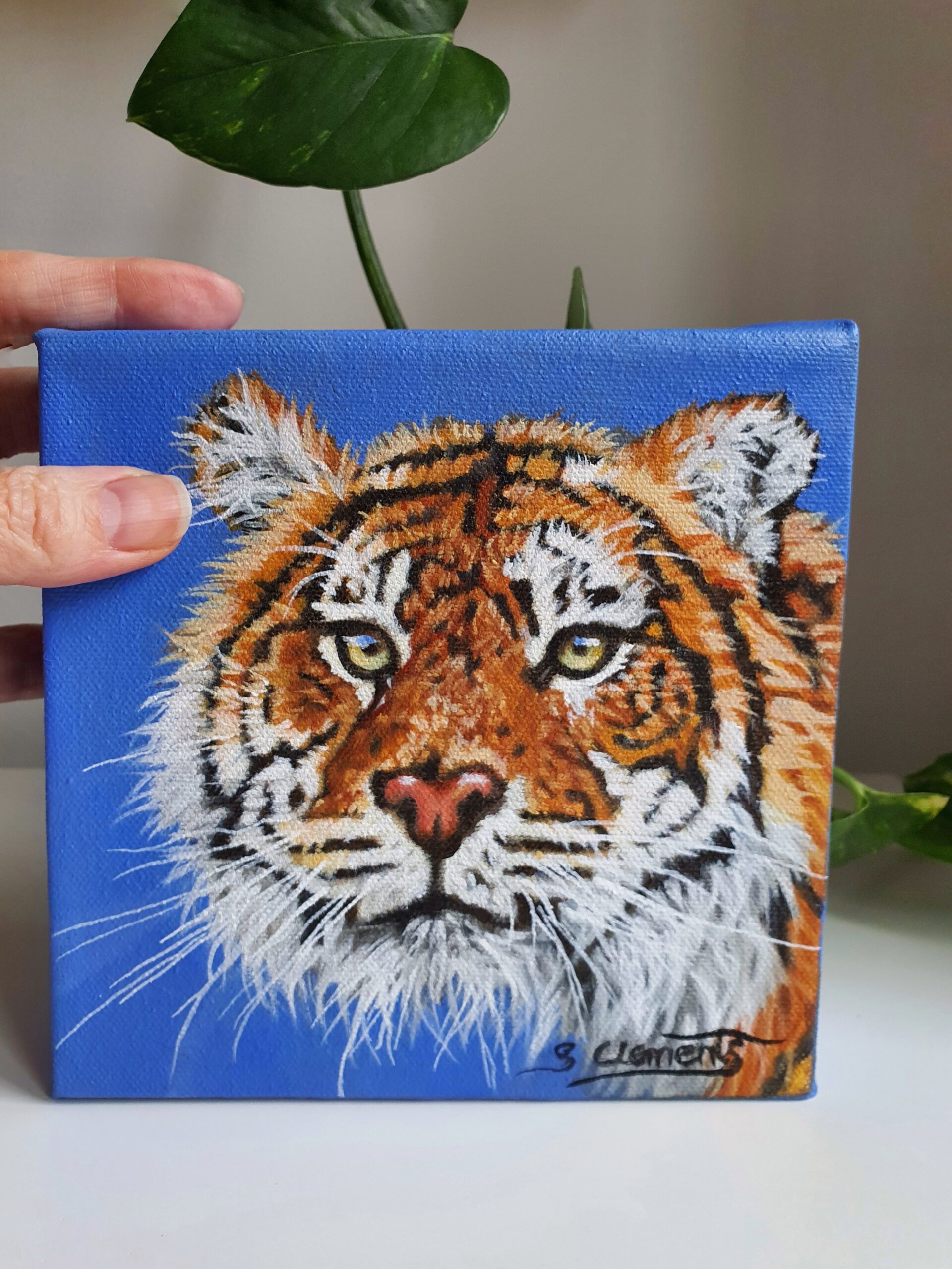 Original Tiger Oil Painting - 'Ishaan'